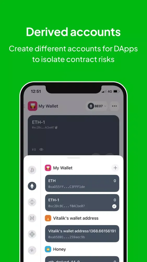 Capturas de tela do OneKey Wallet: Crypto & DeFi