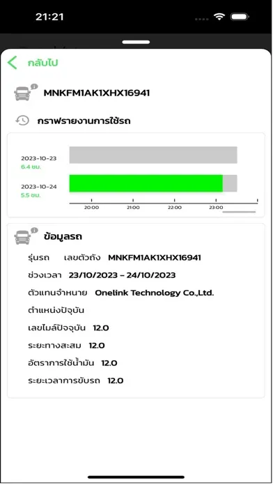 Screenshot di iOV Onelink