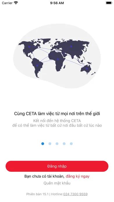 Tangkapan layar CETA Administrator