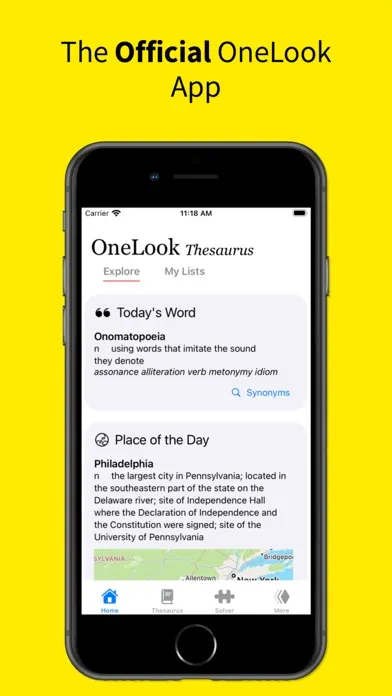OneLook Thesaurus應用截圖
