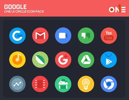 OneUI Circle Icon Pack স্ক্রিনশট