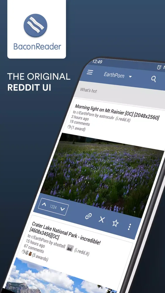 Скриншоты BaconReader Premium