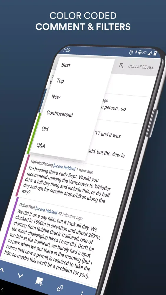 Скриншоты BaconReader Premium