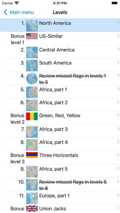 Flags Quiz應用截圖