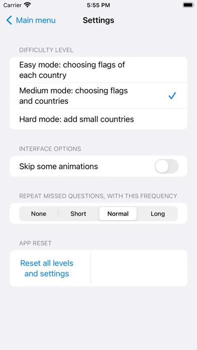 Flags Quiz應用截圖
