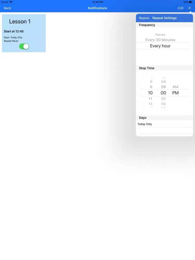 Captures d'écran de ACIM Workbook iPad 