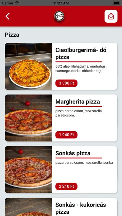 Capturas de tela do Ciao! Grill Bar