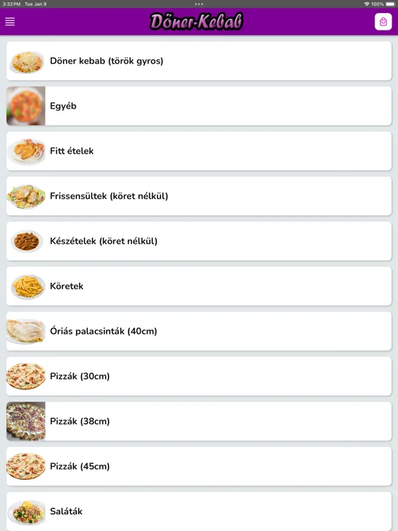 Capturas de pantalla de Döner-Kebab Pizzéria iPad 