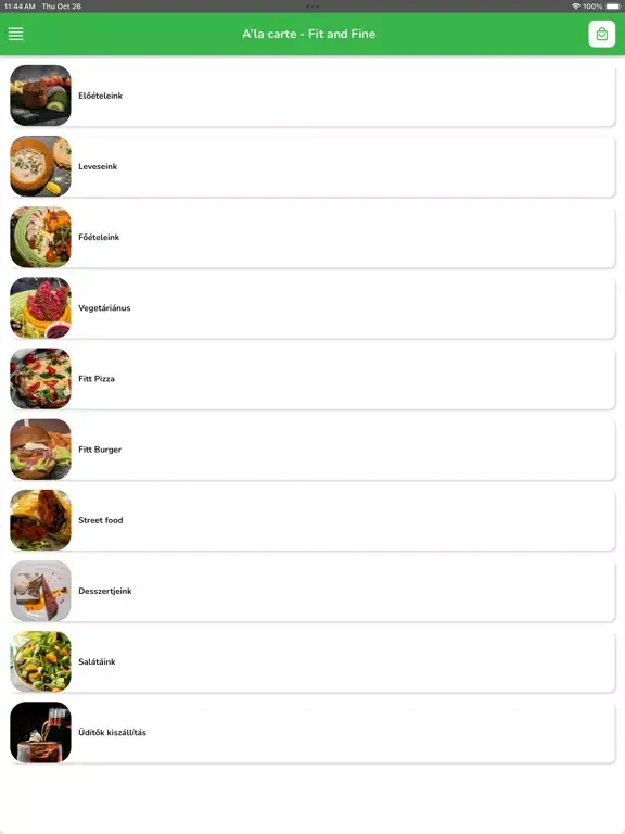 Capturas de tela do Fit and Fine Trattoria iPad 