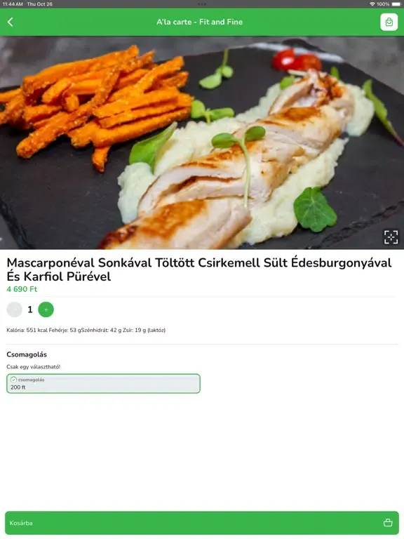 Capturas de tela do Fit and Fine Trattoria iPad 