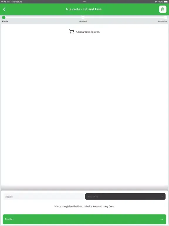 Capturas de tela do Fit and Fine Trattoria iPad 