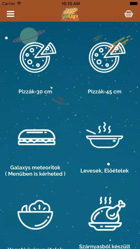 Screenshot di GalAxy's Pizzéria