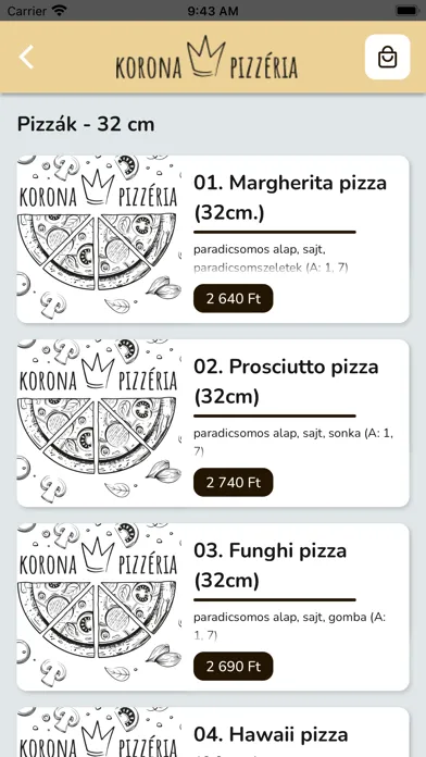 Korona Pizzéria স্ক্রিনশট