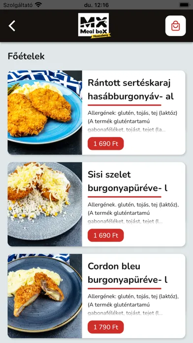 Meal Box Screenshots