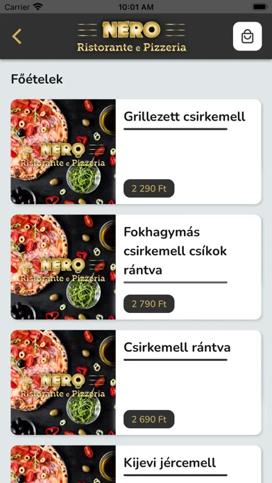 Capturas de pantalla de Nero Ristorante e Pizza