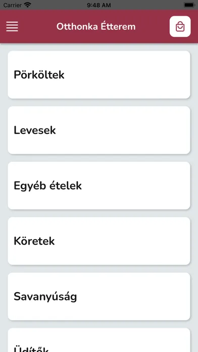 Tangkapan layar Otthonka Étterem