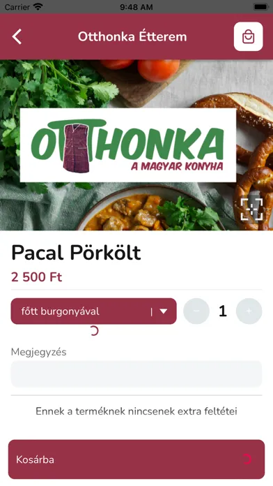 Tangkapan layar Otthonka Étterem