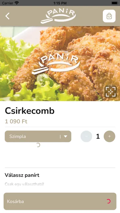 ภาพหน้าจอของ Panír Pécs