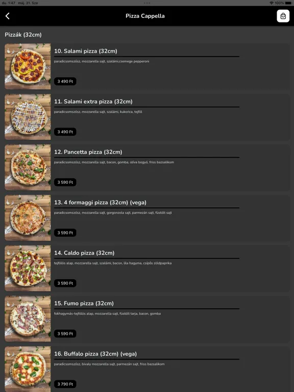صور Pizza Cappella iPad 