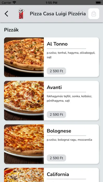 Capturas de pantalla de Pizza Casa Luigi Pizzéria