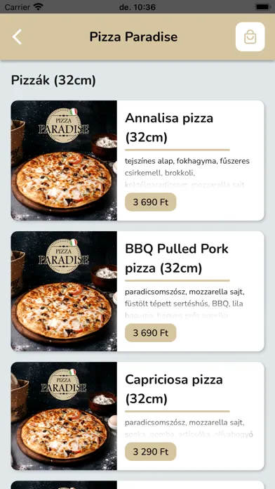 Pizza Paradise Dunaújváros स्क्रीनशॉट
