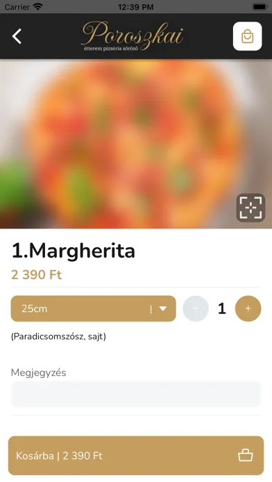 Poroszkai Étterem應用截圖