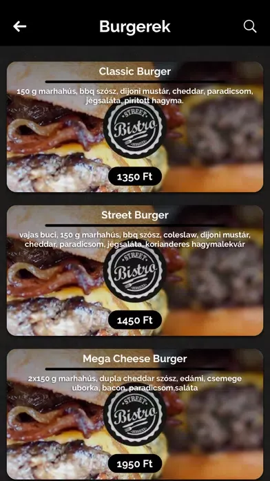 Capturas de tela do Street Bistro