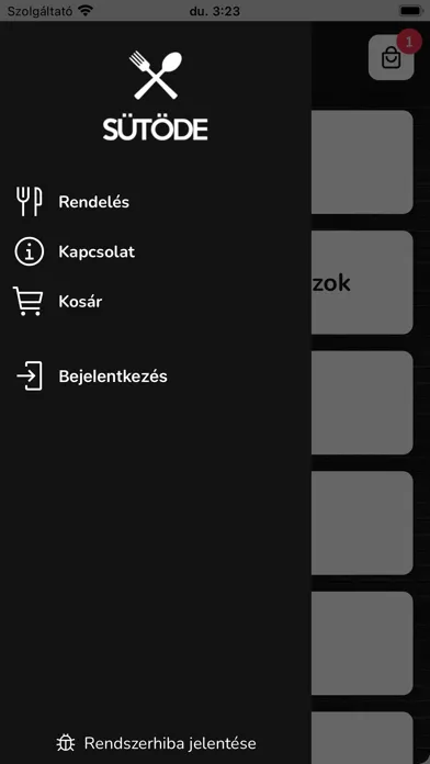 Capturas de tela do Sütöde Győr