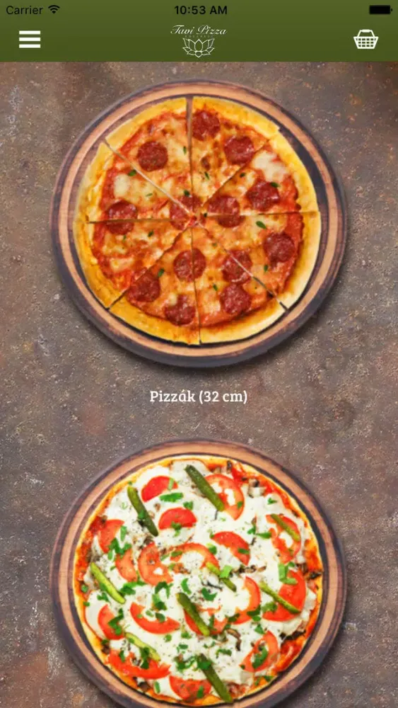 Zrzuty ekranu Tavi Pizza