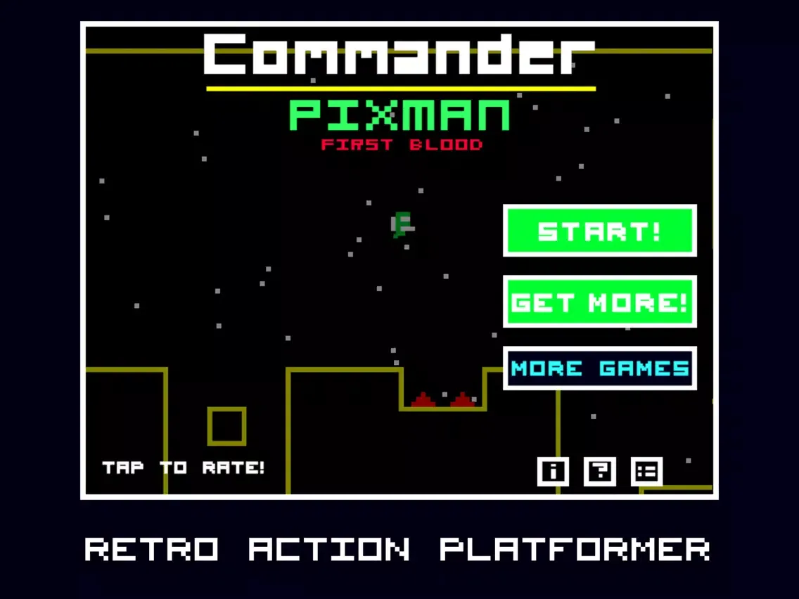 Commander Pixman - First Blood iPad  سکرین شاٹس