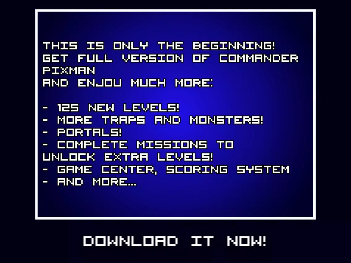 Commander Pixman - First Blood iPad  سکرین شاٹس
