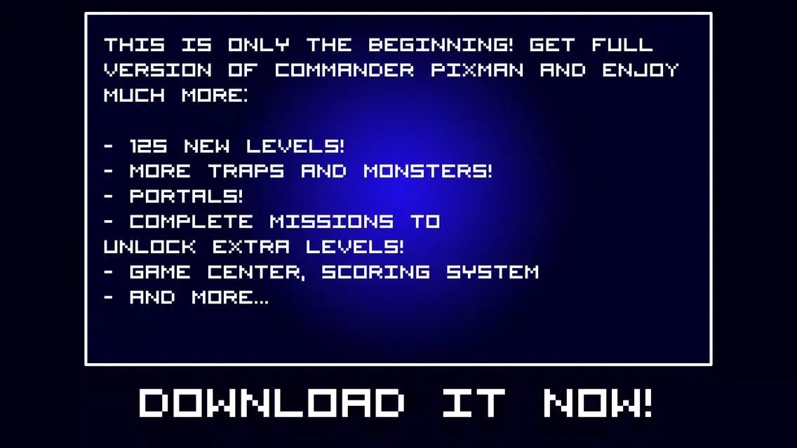 Commander Pixman - First Blood سکرین شاٹس