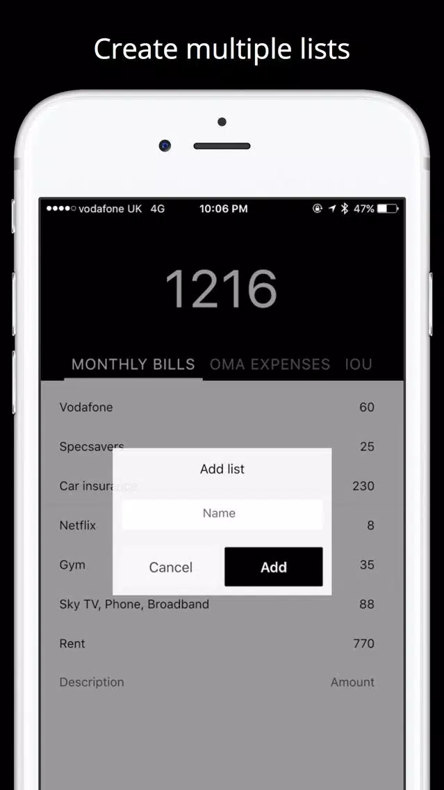 Скриншоты Totals - Track Your Numbers