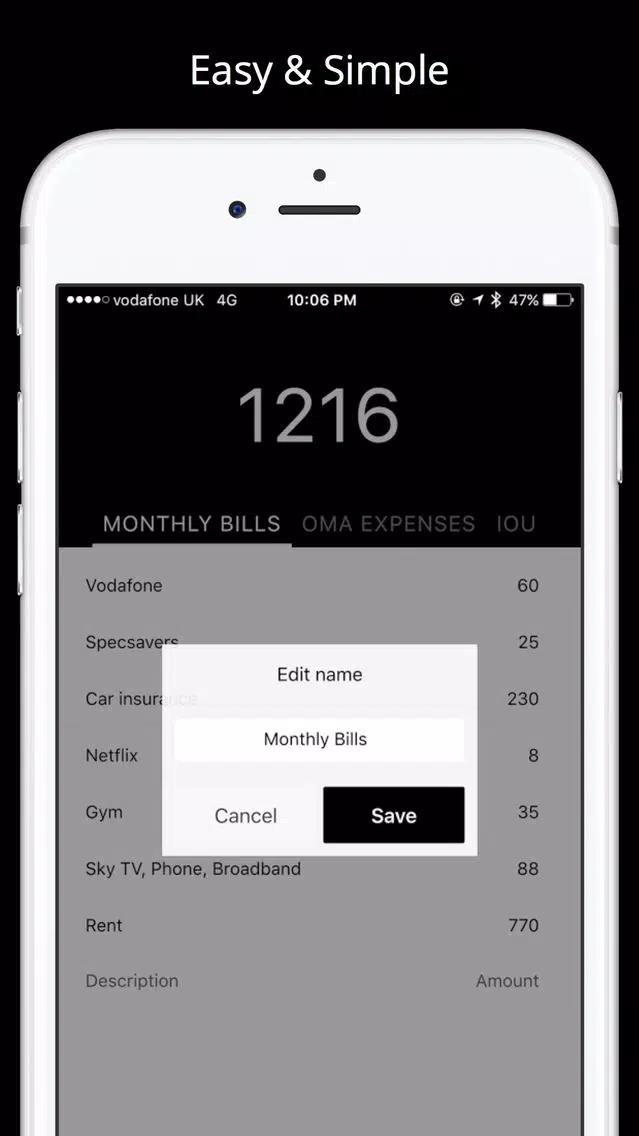 Скриншоты Totals - Track Your Numbers