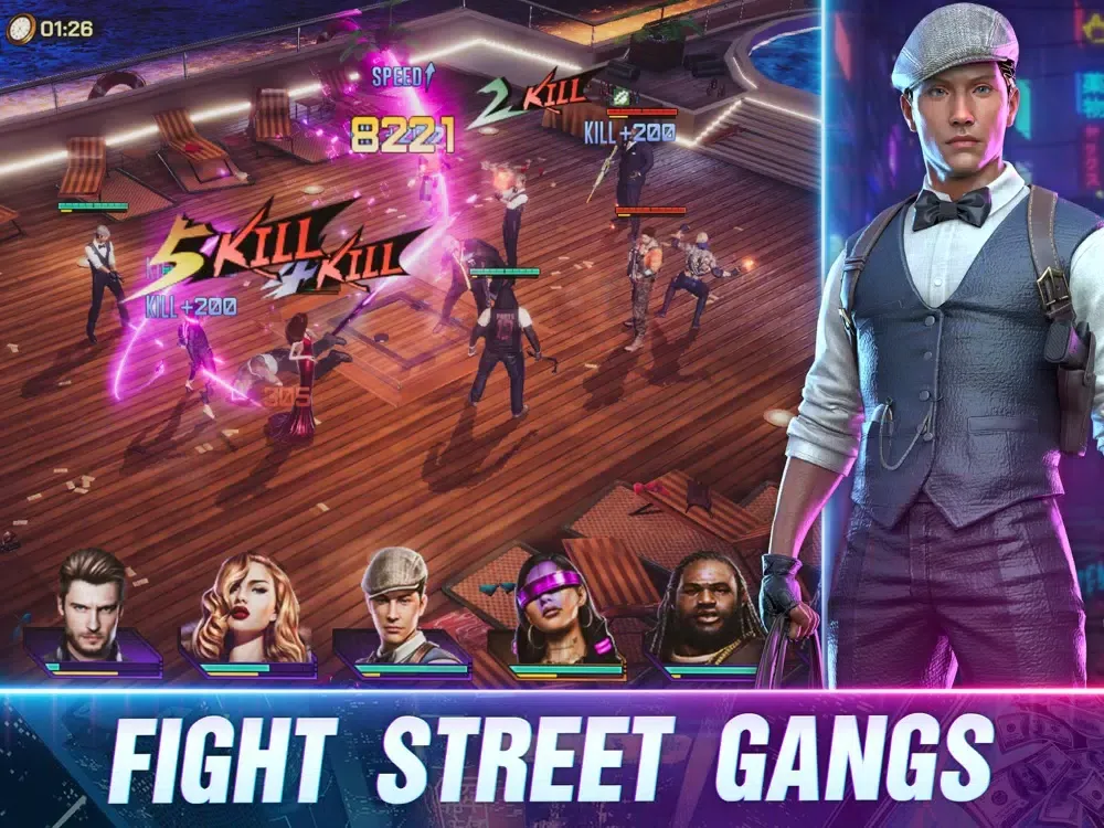 ภาพหน้าจอของ Mafia Crime War iPad 