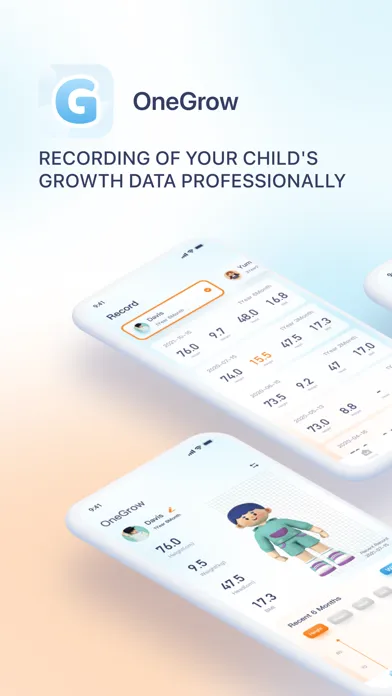 OneGrow - Child Growth Tracker Screenshots