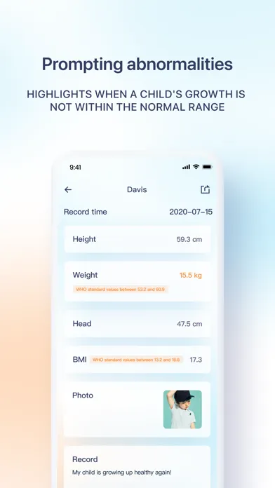 OneGrow - Child Growth Tracker Screenshots