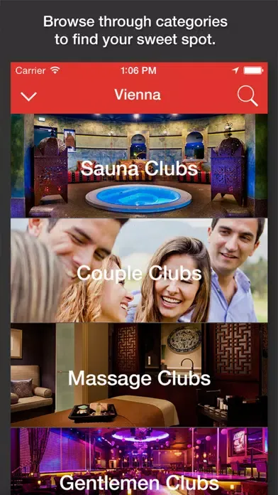 Captures d'écran de OneNight Austria - Adult Night Guide
