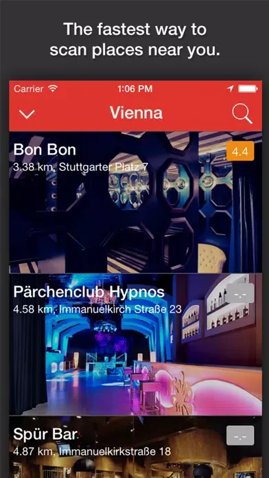 Captures d'écran de OneNight Austria - Adult Night Guide