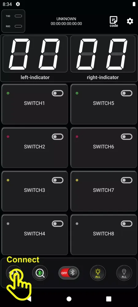 Bluetooth Switch - Arduino Ekran Görüntüleri