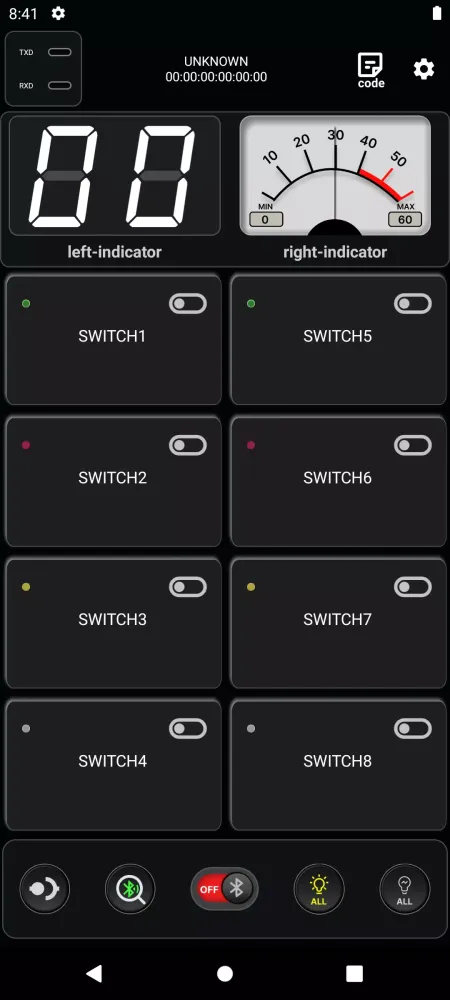 Bluetooth Switch - Arduino Ekran Görüntüleri
