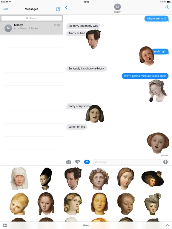 Milady - Renaissance Art Troll iPad  Ekran Görüntüleri