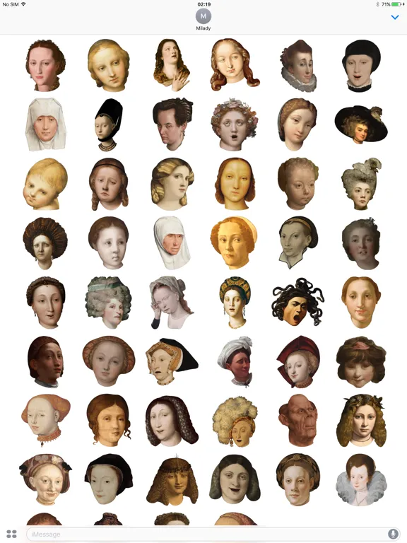 Milady - Renaissance Art Troll iPad  Ekran Görüntüleri