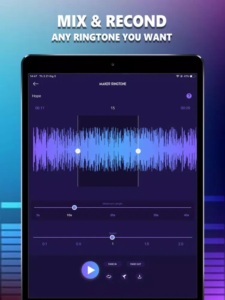 Ringtones for iPhone ° iPad 应用截图