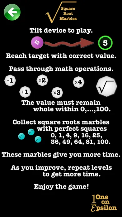 Square Root Marbles سکرین شاٹس