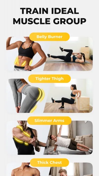 Tangkapan skrin Home Workout - Planner & Coach