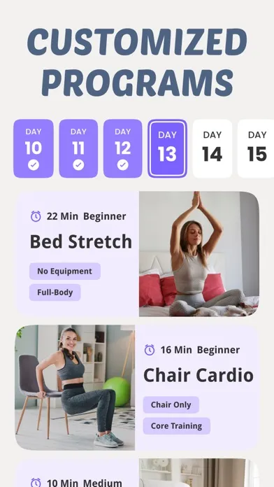 Скриншоты Lazy Workout by LazyFIT