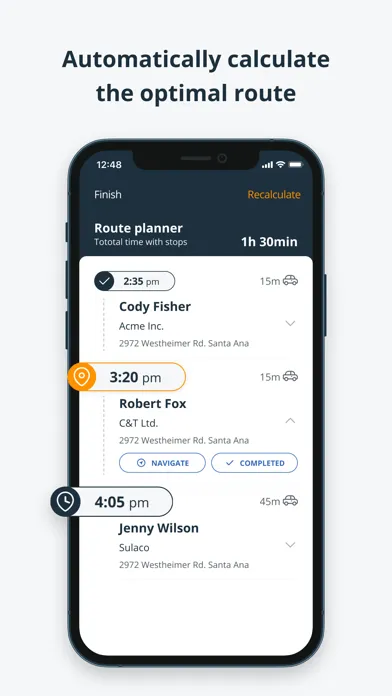 On the Road by OnePageCRM Screenshots