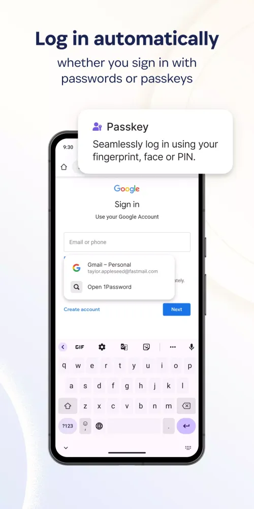 Capturas de pantalla de 1Password