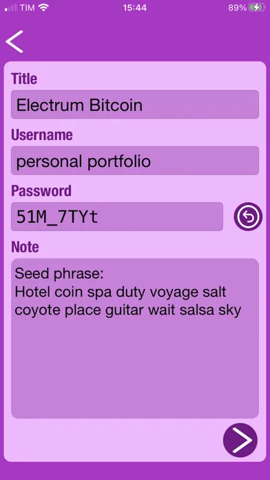Password Secure Place Screenshots